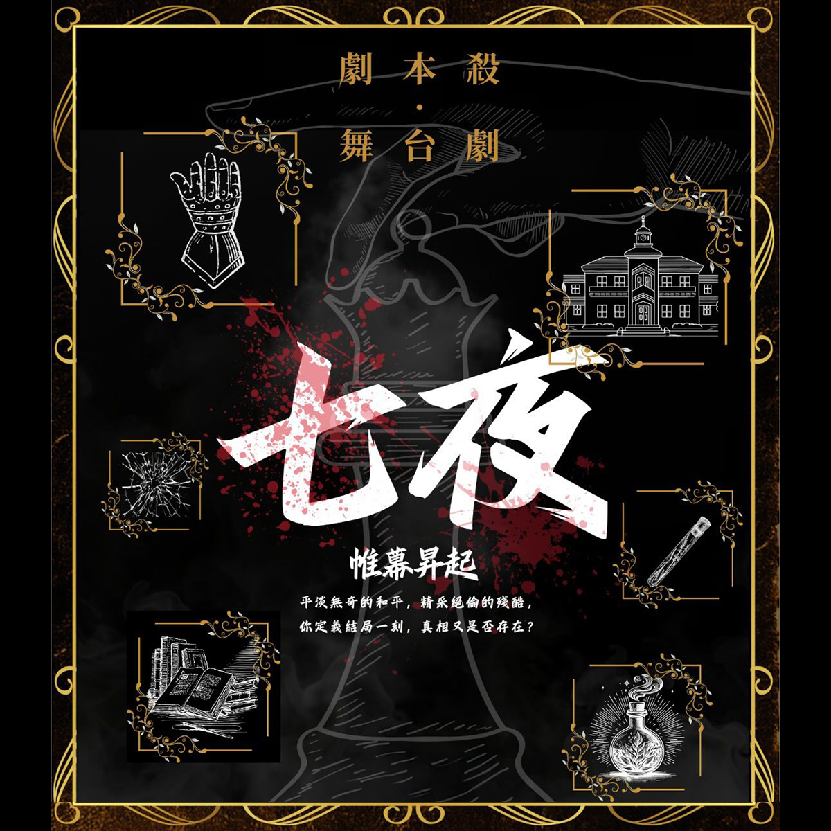 劇本殺・舞台劇《七夜：帷幕昇起》重演 - 故事劇情再升級